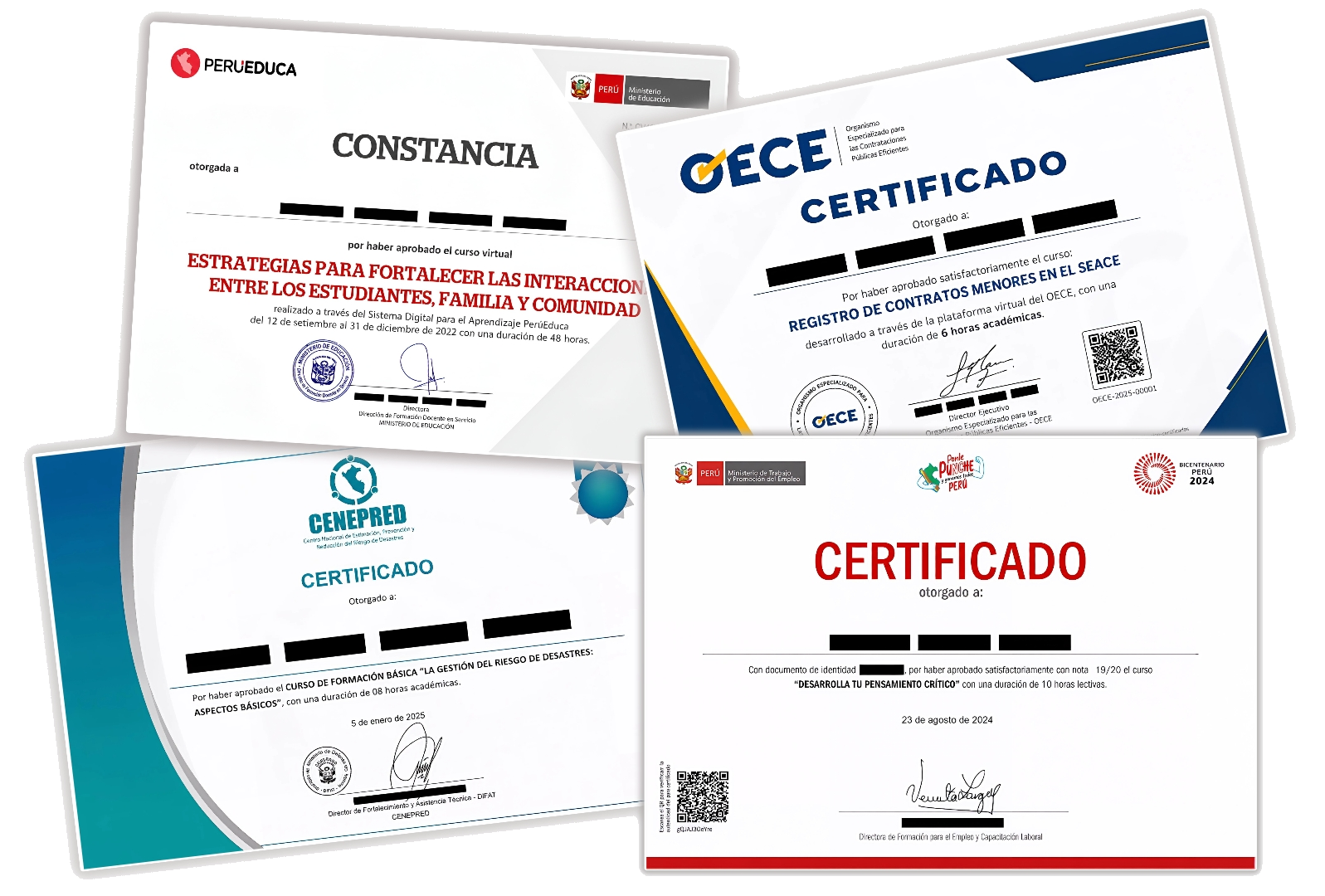 Certificados Oficiales